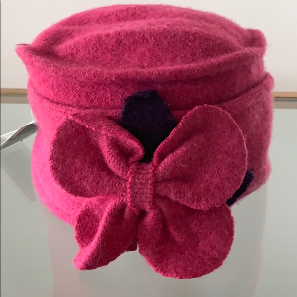 Pink Wool Hat - Picture 1 of 3
